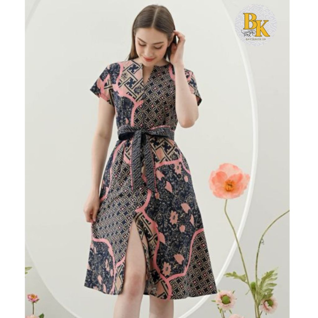BNI 303 - Dress Batik Wanita / Terusan Batik Modern