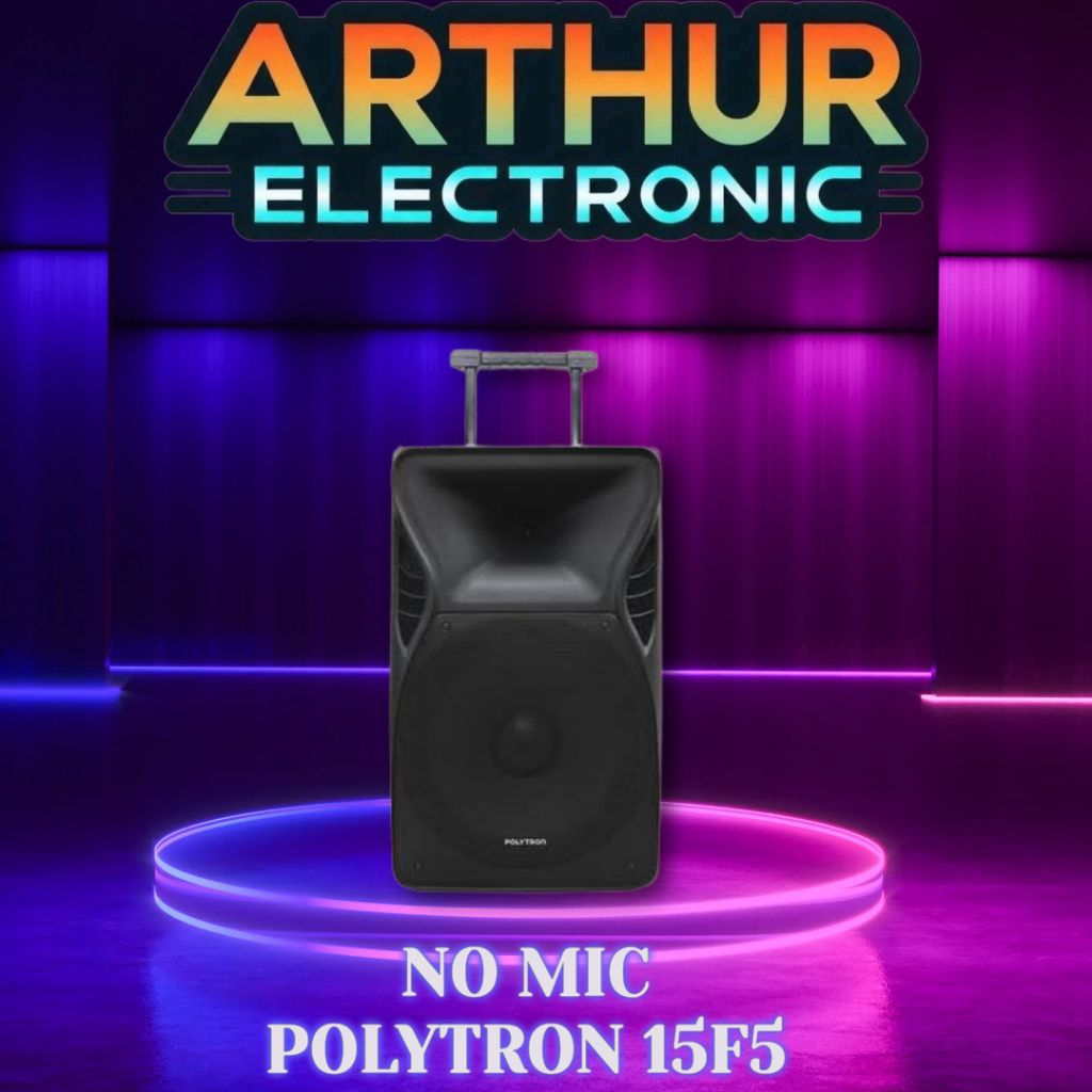 POLYTRON PASPRO 15F5 / PASPRO15F5 SPEAKER PORTABLE TANPA MIC