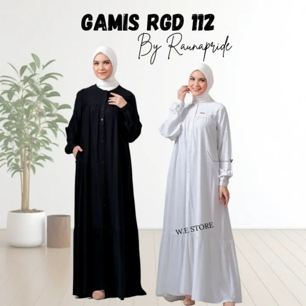 RAUNAPRIDE RGD 112 RAYON PREMIUM GAMIS WANITA POLOS