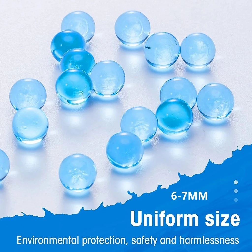 REFILL WATER BUBBLE GEL PELURU 6-7MM Mainan Peluru Hydrogel jelly refill