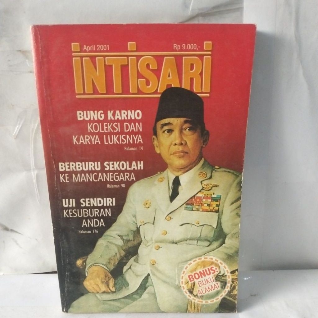 Majalah bekas intisari April 2001 no453