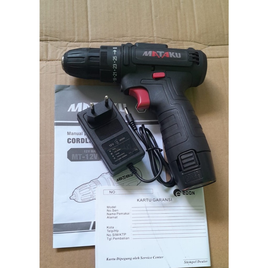 BOR CAS 10MM 12V MATAKU / BOR BATERAI 12V