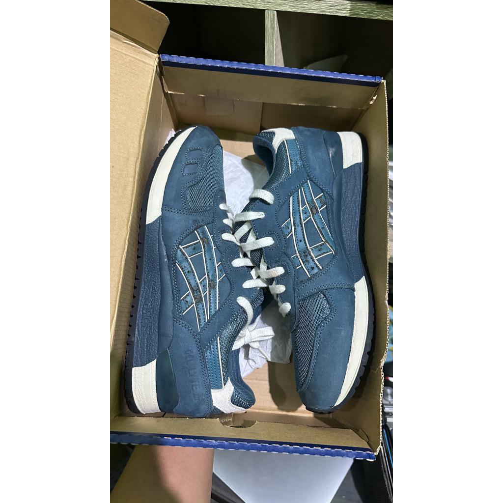 Ronnie Fieg x Asics Gel Lyte III Navy Aqua