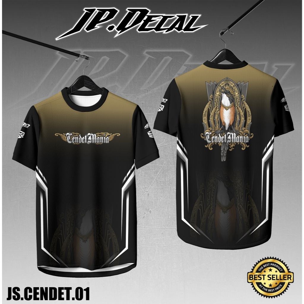 Kaos Jersey Burung CENDET MANIA Baju Jersey cendet/pentet bahan premium High Quality