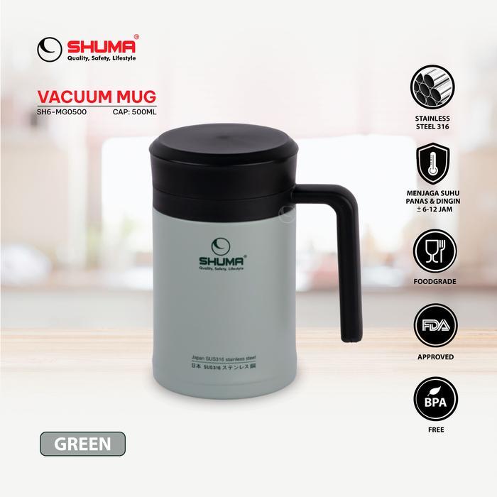 Vacuum Mug Shuma 500 ml / SHUMA S/S 316 Vacuum Mug 500 ML (SH6-MG0500)