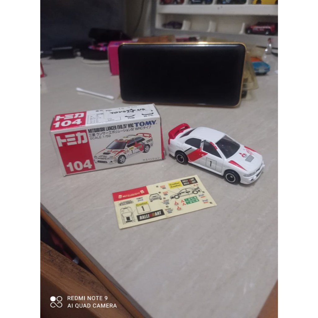 tomica no 104 Mitsubishi lancer evolution evo IV WRC rally