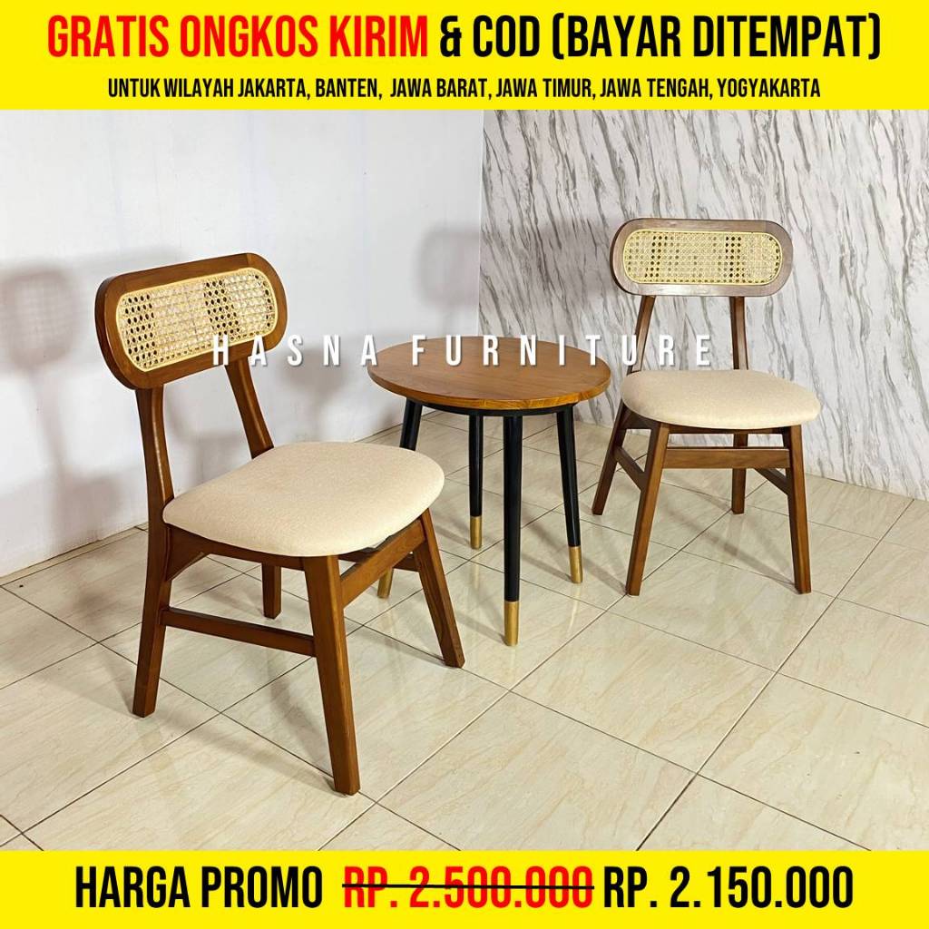 Set Kursi Teras Jati Minimalis Kayu Jati Untuk Depan Rumah, Set Teras Kursi Ropan Meja Retro Kayu Ja