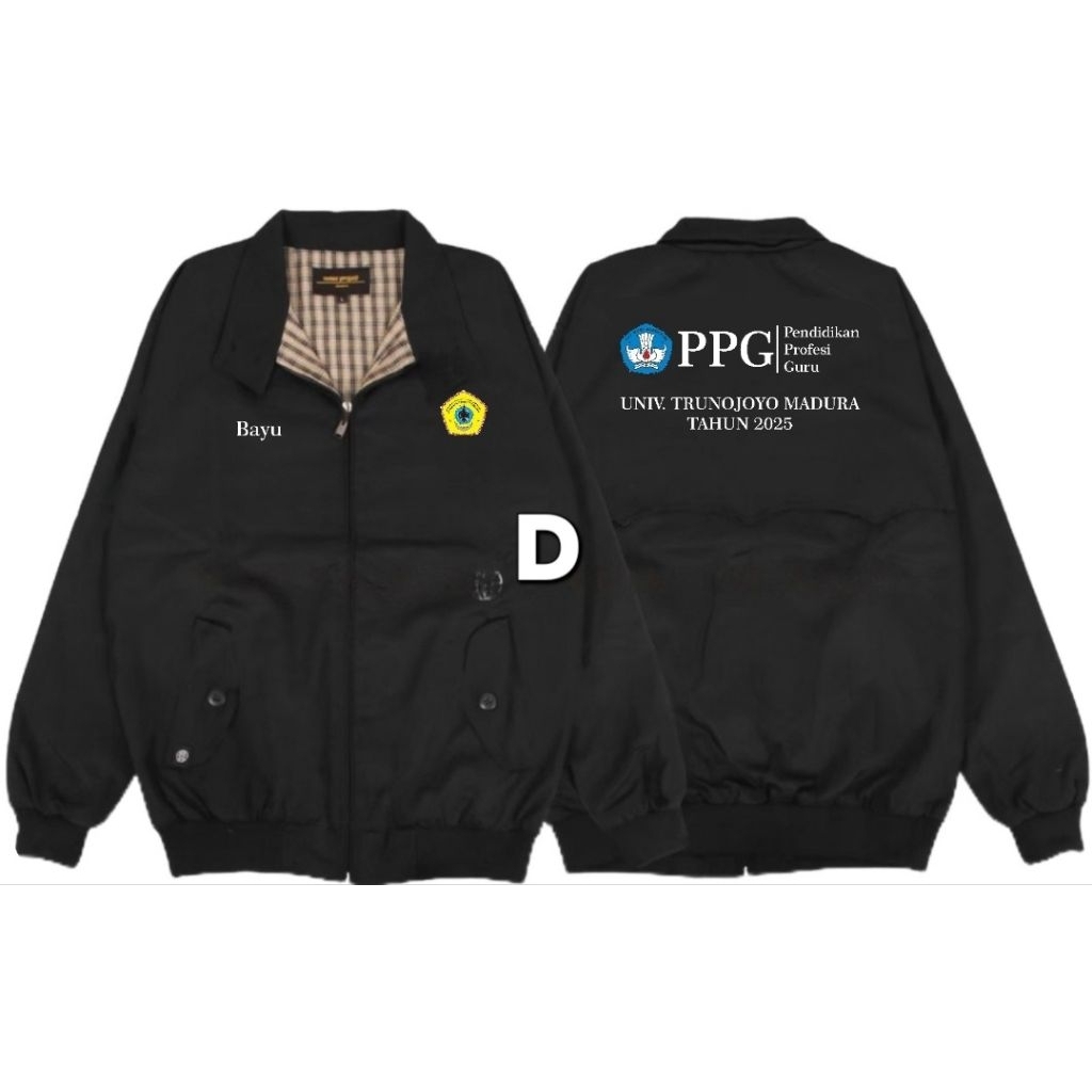 jaket harrington custom ppg daljab UTM 2025