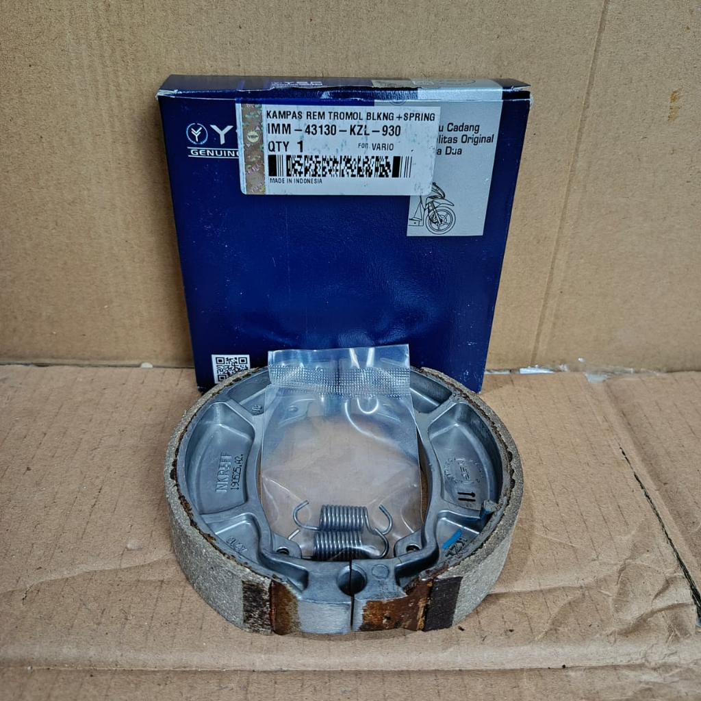 YSP Kampas Rem Belakang Tromol Vario 110 KZL / Vario Fi 125 150 / Kampas Rem Tromol + Spring