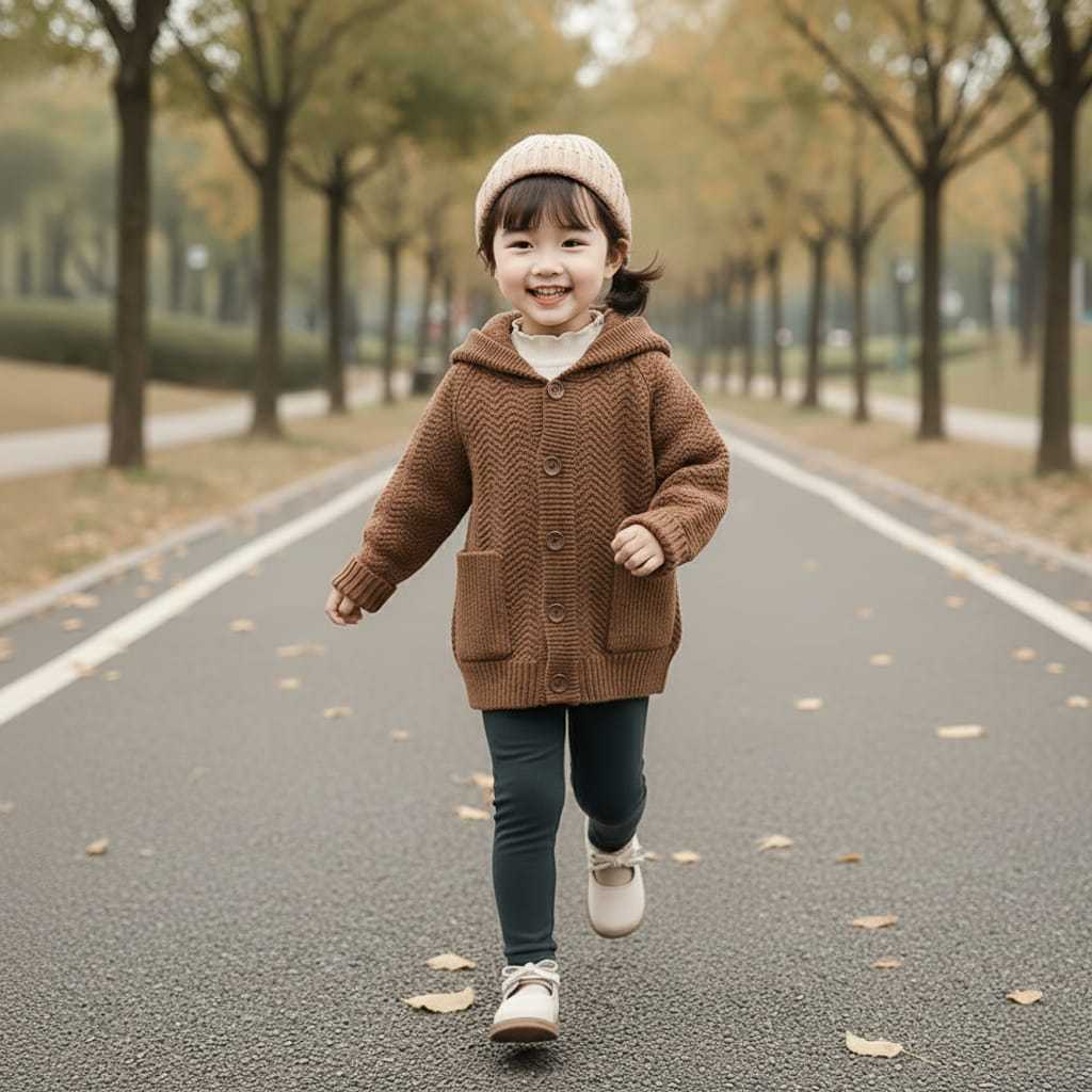 ( TOP2705 / TOP2706 / TOP2778 ) Cardigan / outer sweater hoodie rajut knitted atasan anak tebal wint