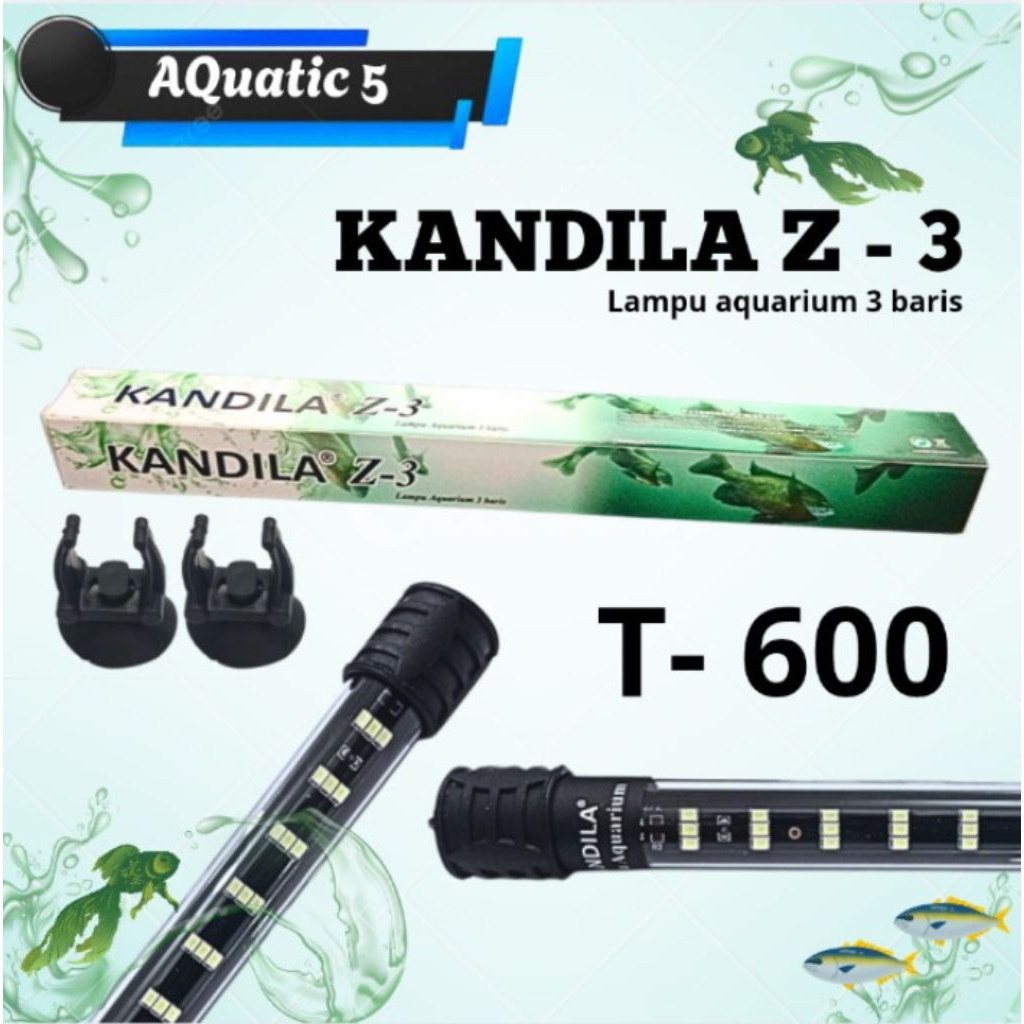 LAMPU KANDILA Z3 T 600 LED AQUARIUM AQUASCAPE
