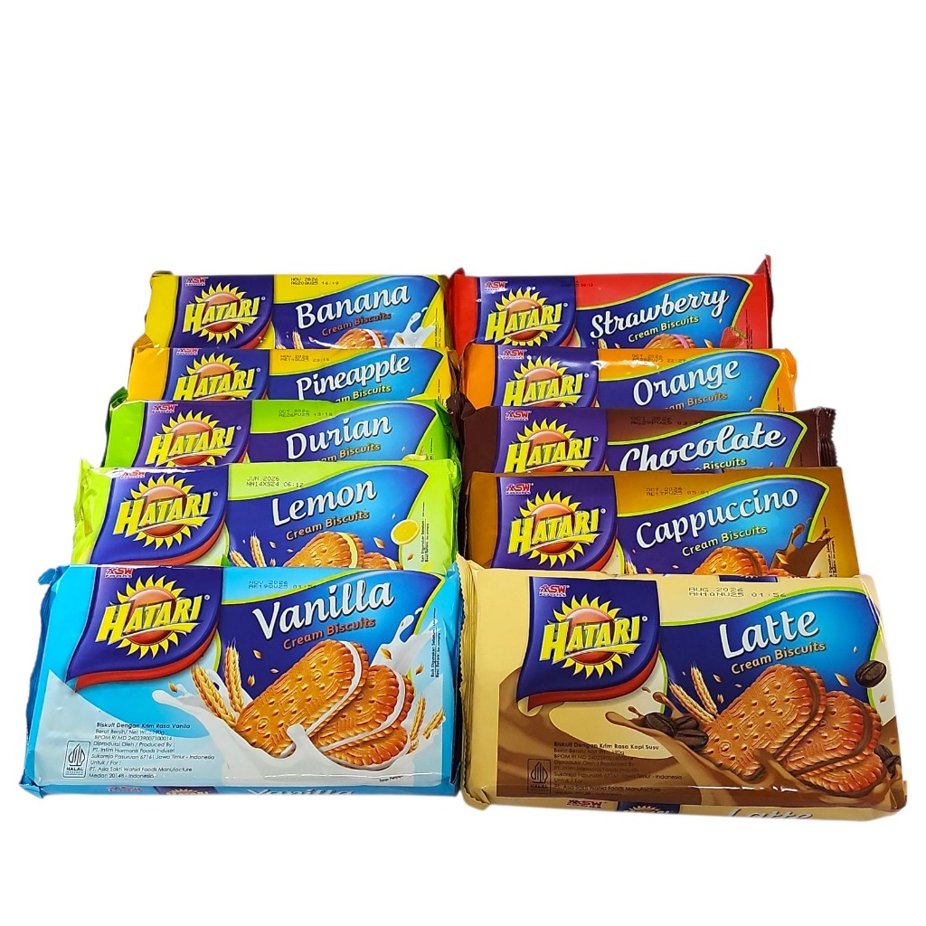 

Hatari Biskuit Sandwich Cream - Netto 190gr