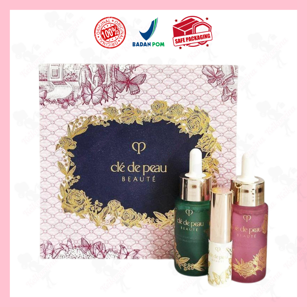 CL3 D3 P34U Paket Radiant Bluebird Coffret • Radiant Lip Balm - Scented Rose / Muguet Radiant Oil