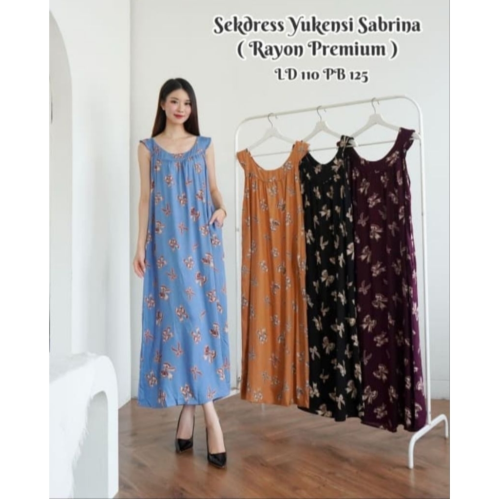 DASTER YUKENSI MOTIF PITA RAYON PREMIUM SUPER // DASTER BUMIL BUSUI JUMBO LD 120 // DASTER WANITA TE