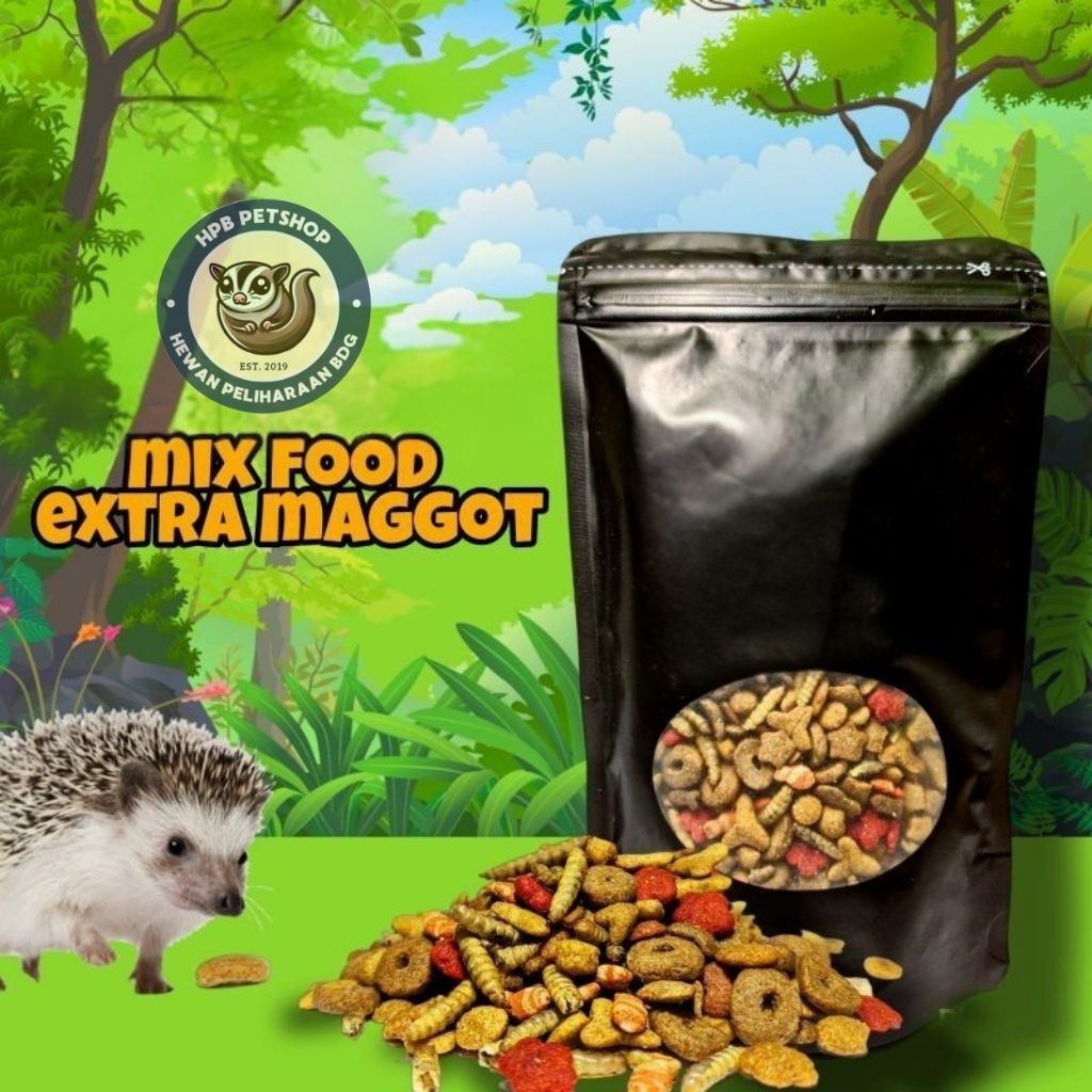 Makanan Landak Mini | Pakan Landakmini | Pelet Landak Mini