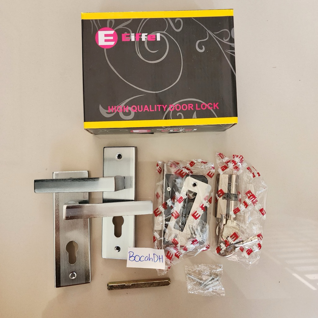 KUNCI PINTU KECIL SET LENGKAP / KUNCI PINTU RUMAH / SELOT PINTU RUMAH