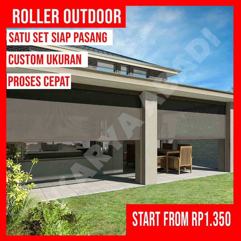 Roller Blind Outdoor Solar Screen Sharp Point - Kosei - Exo