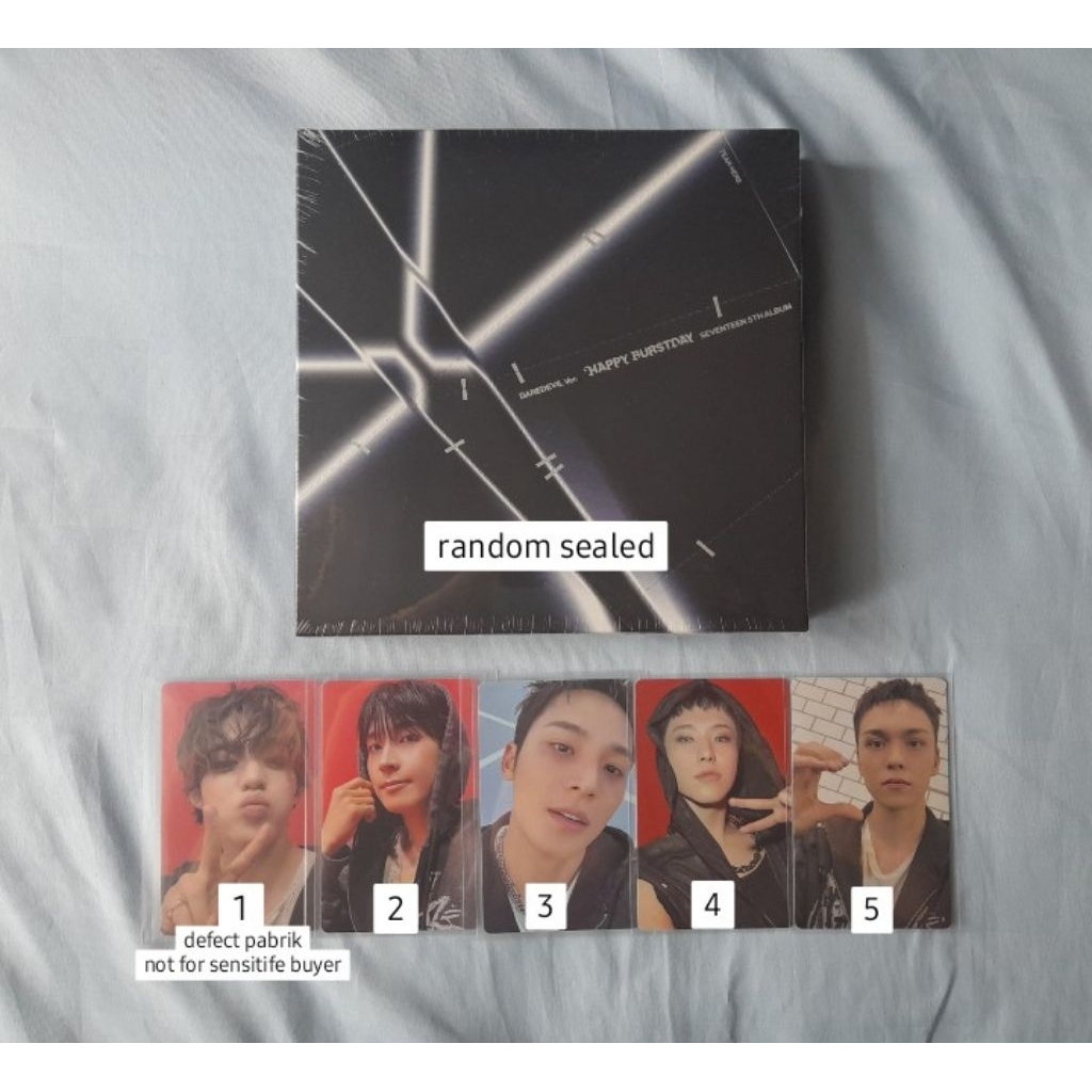 seventeen daredevil sealed weverse pob album carat ver carver burstday 10th anniversary photocard pc
