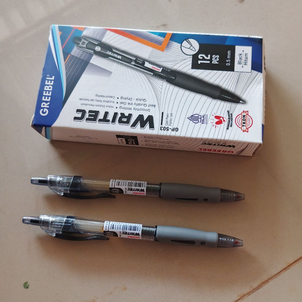 

1 Pcs Pulpen Greebel Write GP-503 HITAM