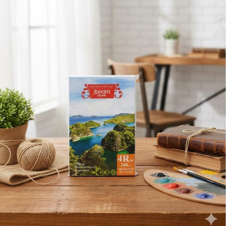 KERTAS FOTO SPECTRA SILKY PHOTO PAPER 4R 260 GSM