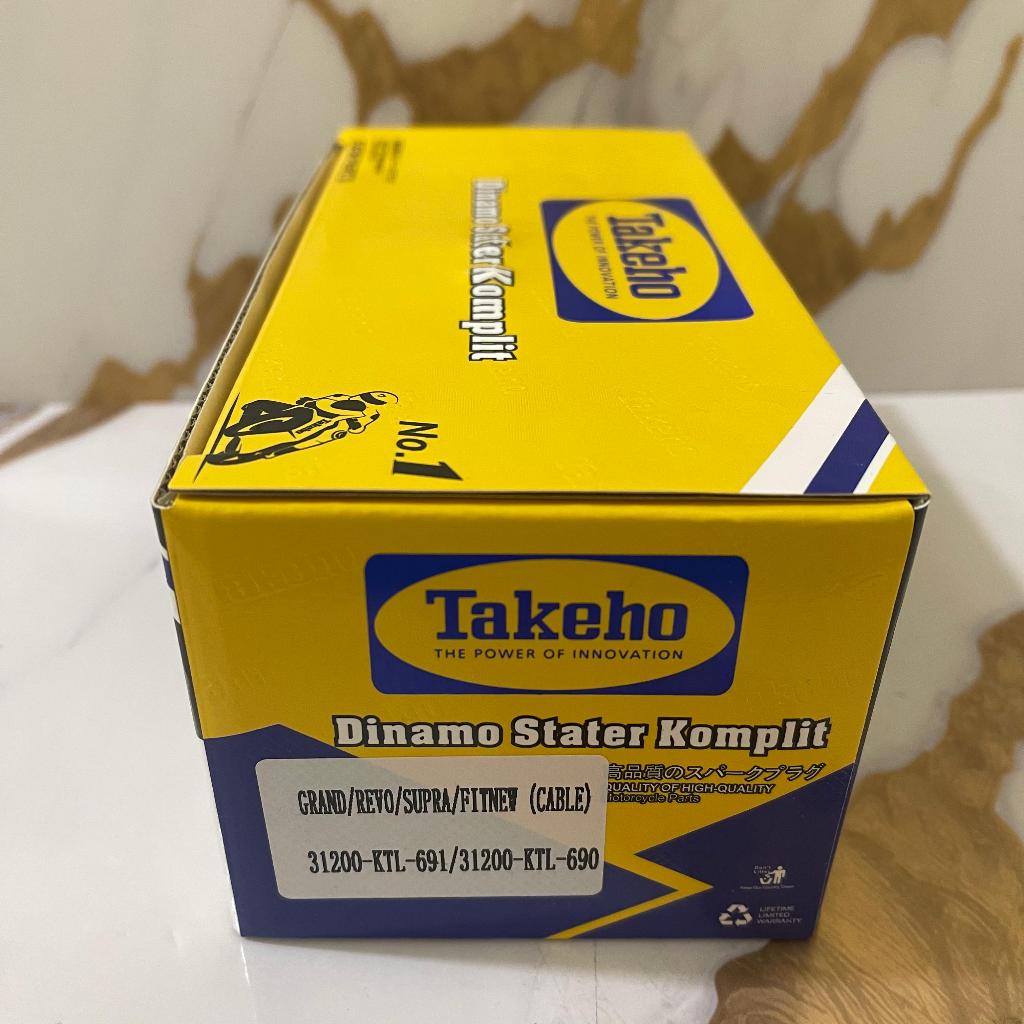 DINAMO STATER ASSY GRAND/SUPRA/FIT NEW/PRIMA + KABEL31200-KTL-691 (TAKEHO)