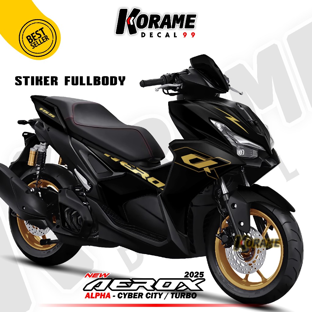 Terbaru Decal Stiker Full body Yamaha AEROX ALPHA NEO TURBO  - DECAL AEROX ALPHA NEW Racing Alpha Li