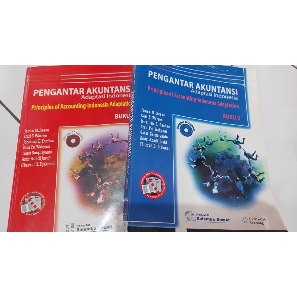 preloved buku kuliah pengantar akuntansi 1 dan 2