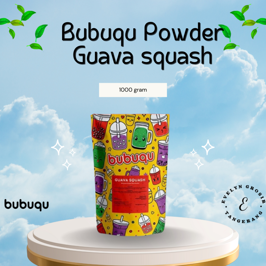 

Bubuqu Powder Drink Guava Squash - Bubuk Minuman Jambu Biji 1 Kg