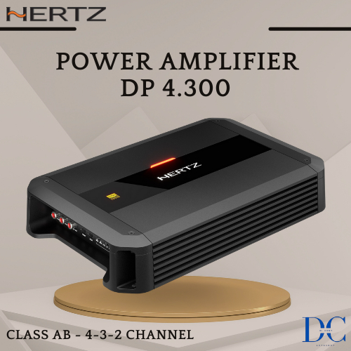 Power Amplifier Mobil - Amplifier DP 4.300 Hertz - 4-2-3 Channel Class AB Amplifier - Audio Amplifie