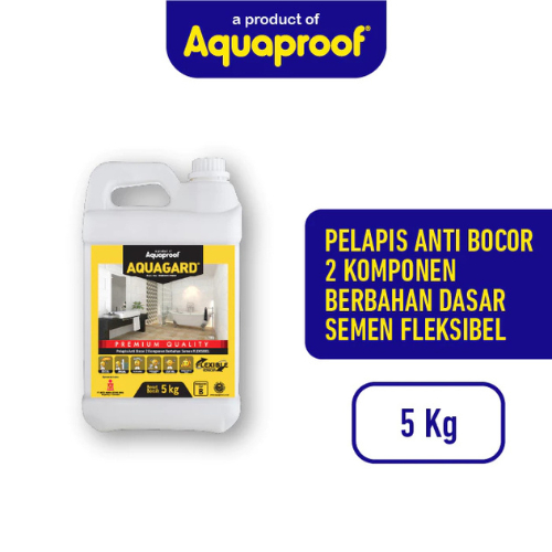 AQUAGARD FLEXSIBLE PELAPIS ANTI BOCOR/CAIRAN AQUAGARD 5KG /BY AQUAPROOF