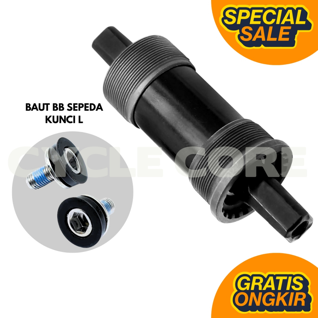 Baut BB Sepeda Kunci L Baut Penutup Crank Bottom Bracket Sepeda Lipat MTB Roadbike DLL