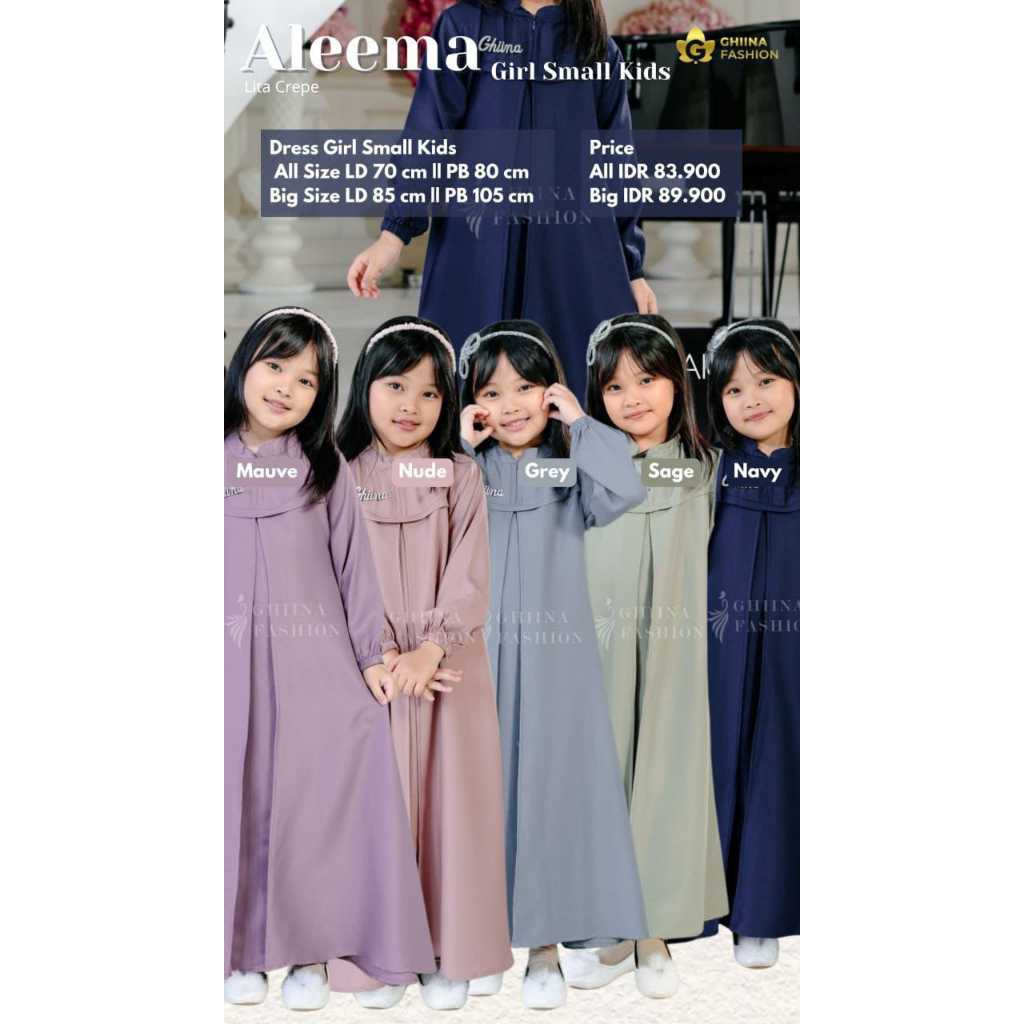 ALEEMA DRESS KIDS BY GHINA FASHION
