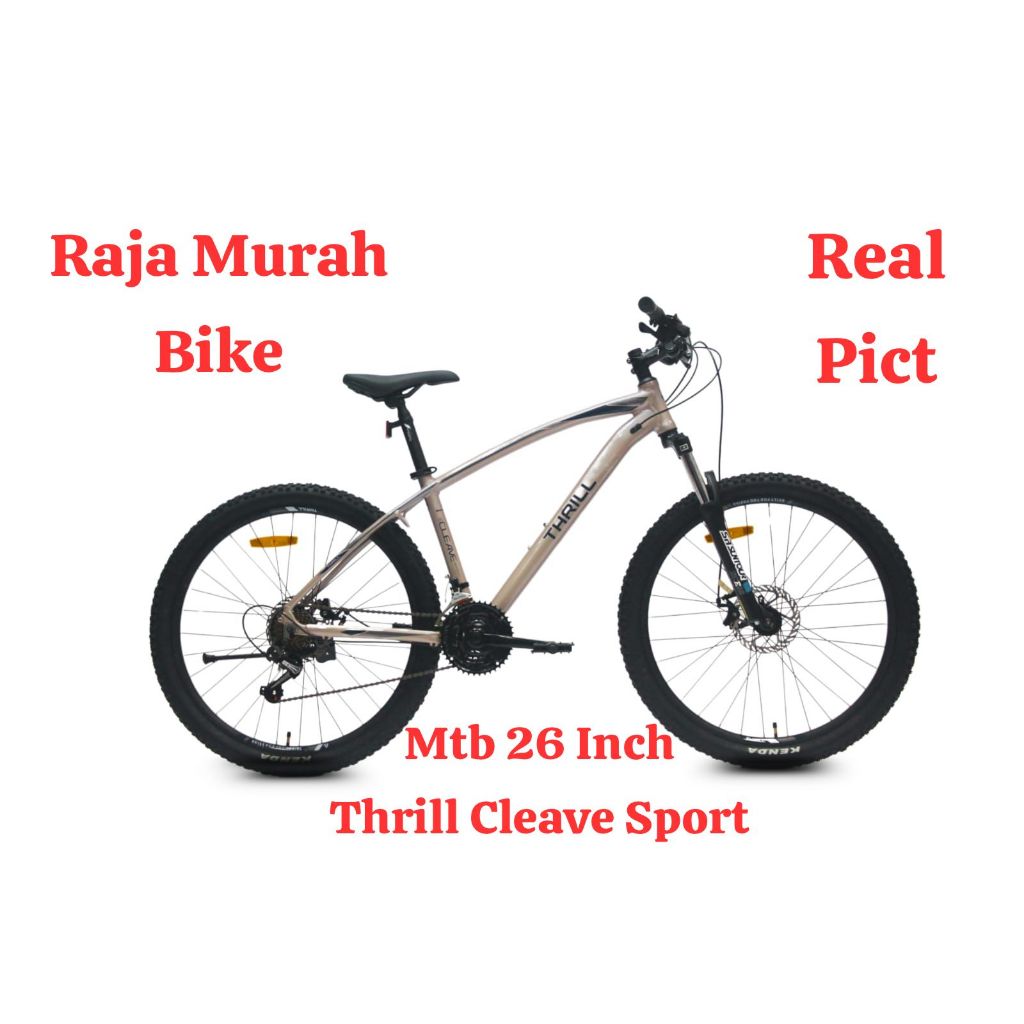 Sepeda Gunung Mtb 26 Inch Thrill Cleave Sport Terbaru Sepeda Gunung Thrill Cleave Sport 26 Inch