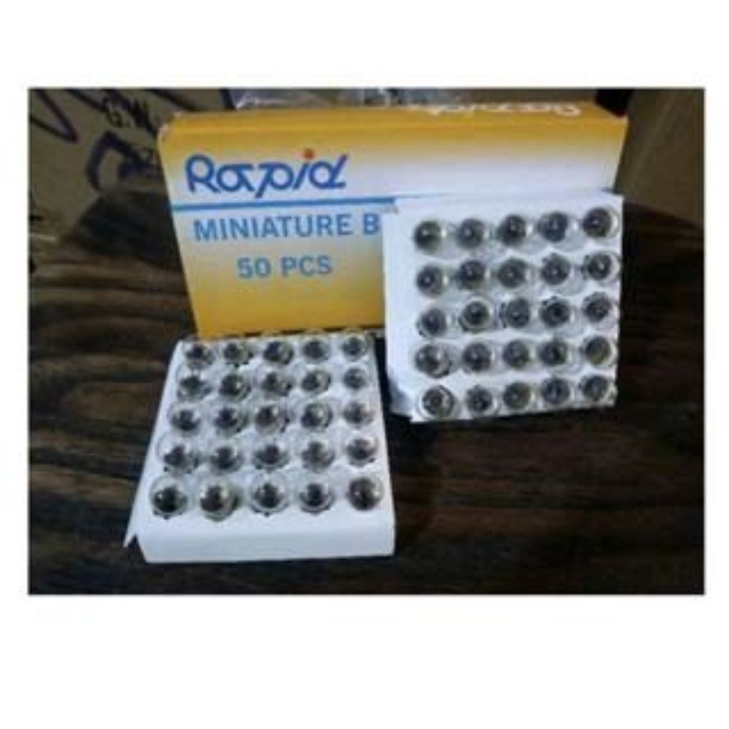 Bohlam Senter bijian lampu bohlam Rapid E10 Drat 2.5V Lampu Senter Drat 2.5Volt Rapid