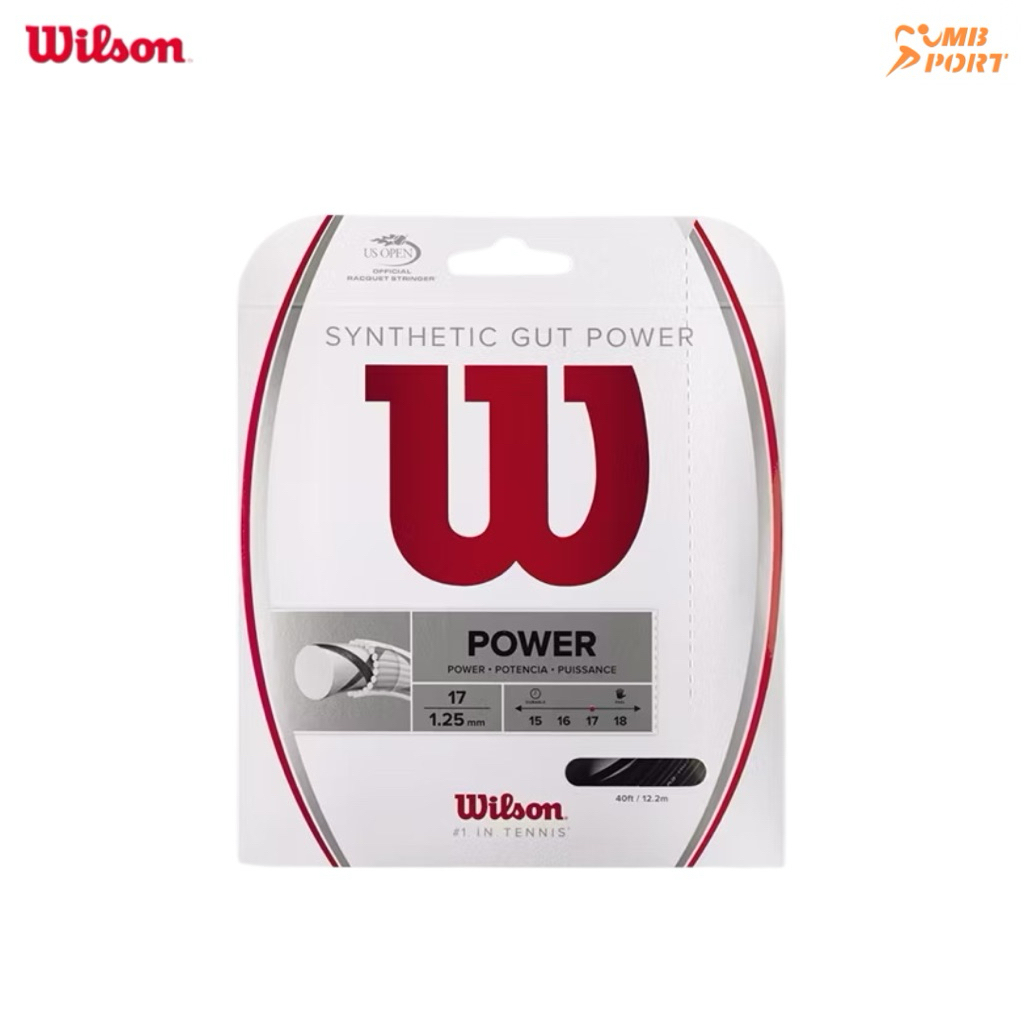 Senar RAKET TENNIS WILSON SYNTHETIC GUT POWER / Wilson Synthetic Gut