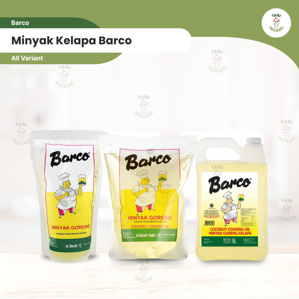 Minyak Goreng Barco - Minyak Goreng Sehat & Murni untuk Keluarga - BARCO Minyak Goreng Kelapa Murni 