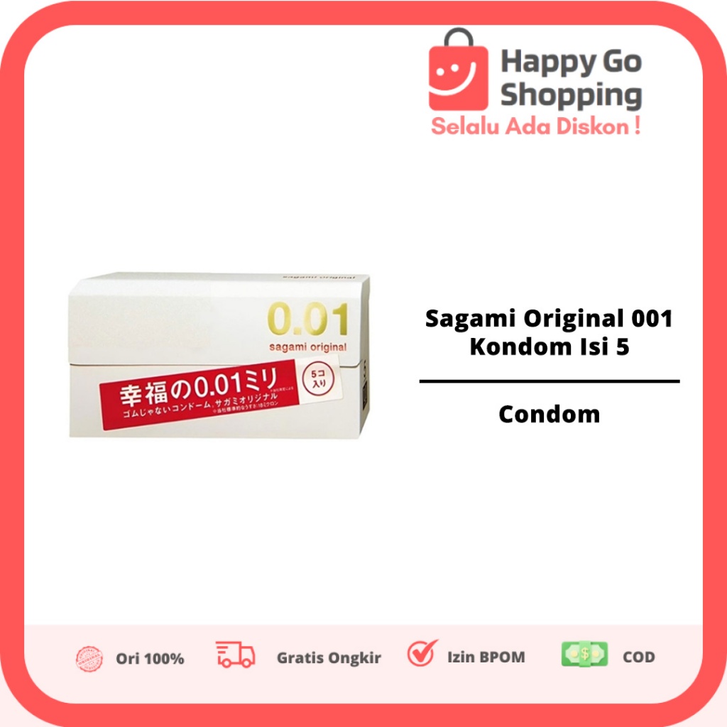 Sagami Original 001 Kondom Isi 5