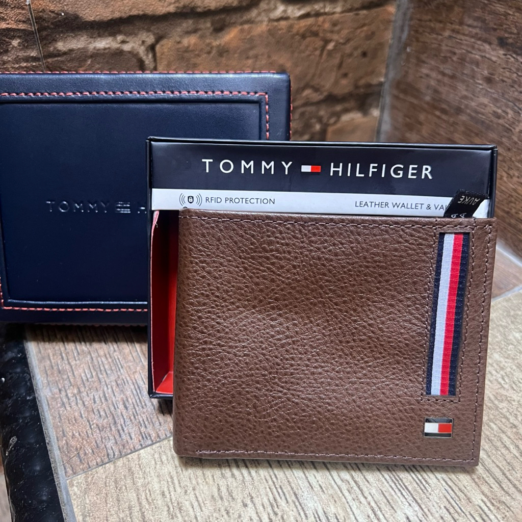 Dompet Tmmy Hilfiger 220087 Wallet Brown (New in Box)