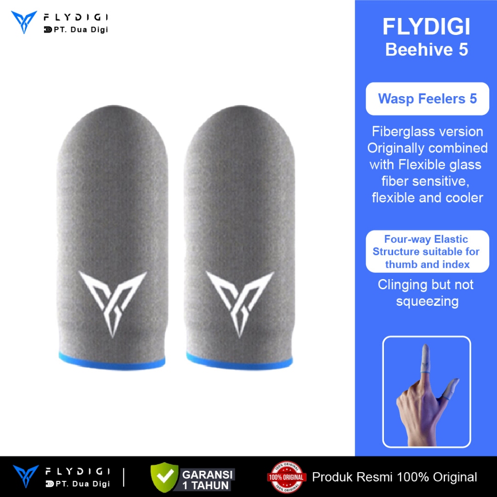 FLYDIGI Sarung Jari Gaming Beehive 5 Sarung Jempol Beehive 5 Finger Sleeve Beehive 5 Fiberglass Vers