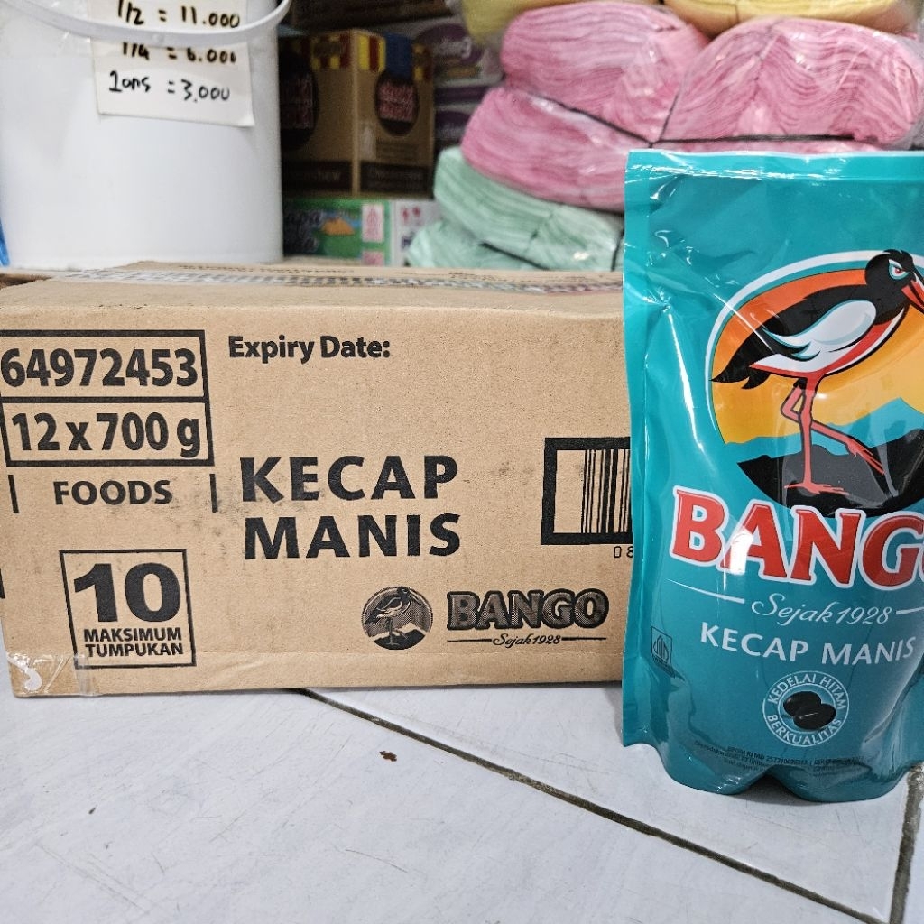 1 Dus Kecap Bango isi 12 x 700gr
