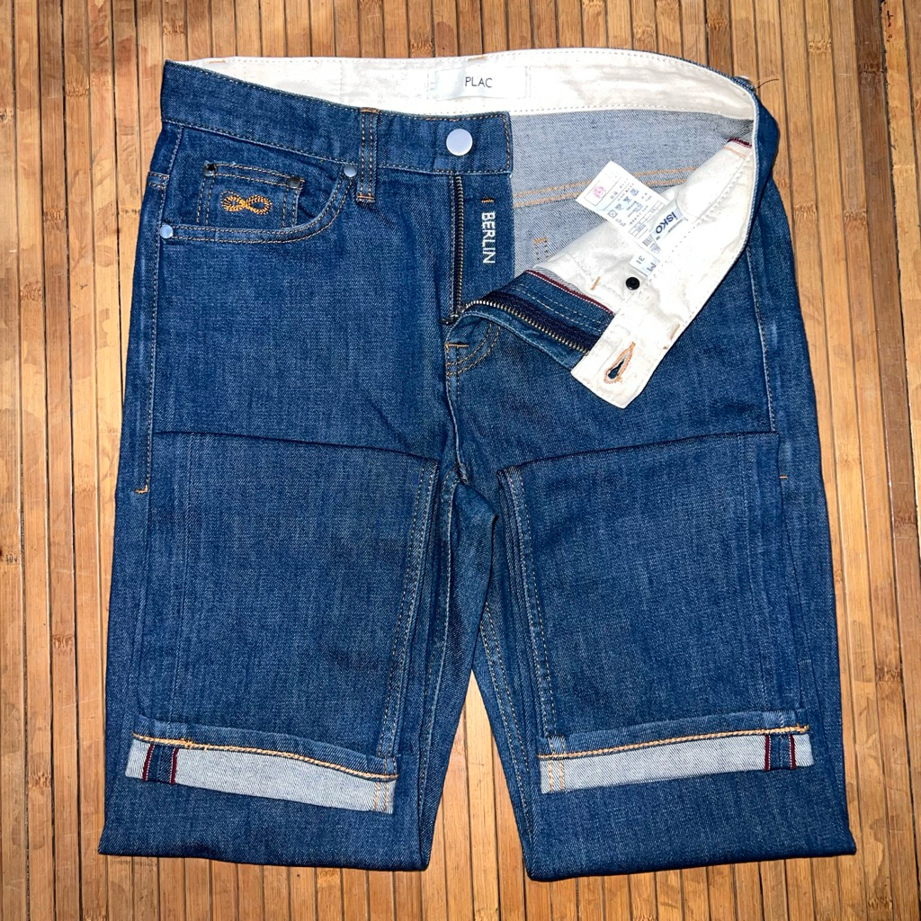 PLAC SLIM STRAIGHT RAW SELVEDGE DENIM JEANS