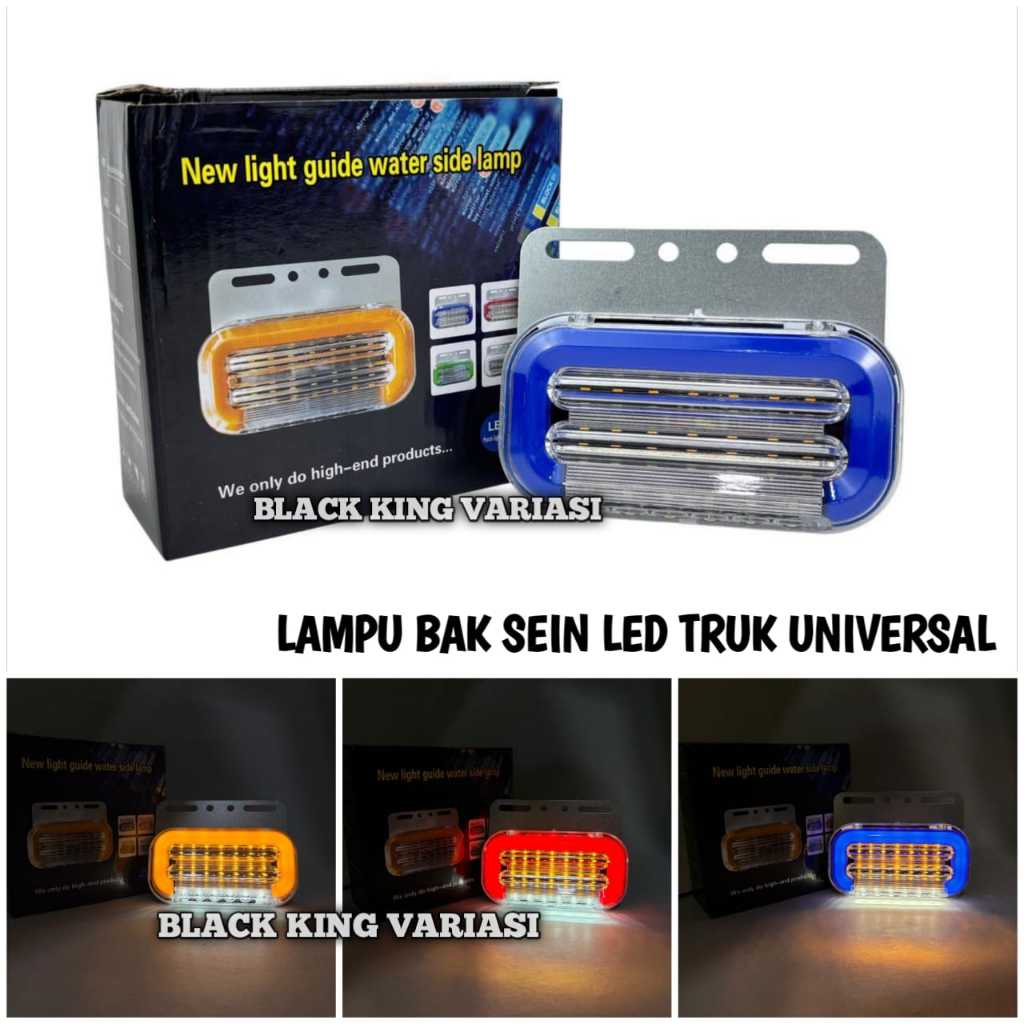 Lampu Sein Led Truk Lampu Bak Truk 24V Lampu Bak Samping Truk Truck Running Universal