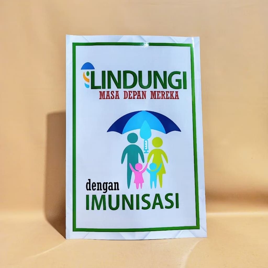 Poster Lindungi Masa Depan Dengan Imunisasi -Poster Imunisasi - Manfaat Imunisasi