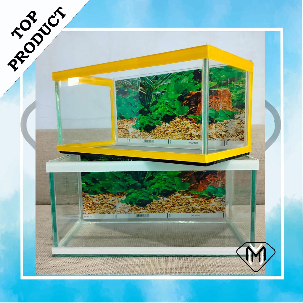 aquarium minimalis full set, aquarium cana, aquarium untuk di tempatkan di ruang tamu P 28 x T 15