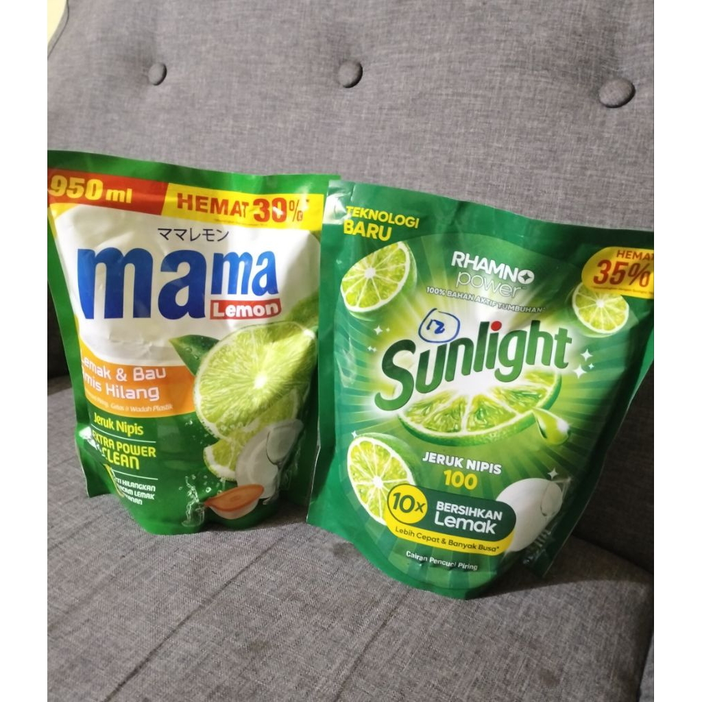 Sabun Cuci Mama lime/Sunlight 950ml