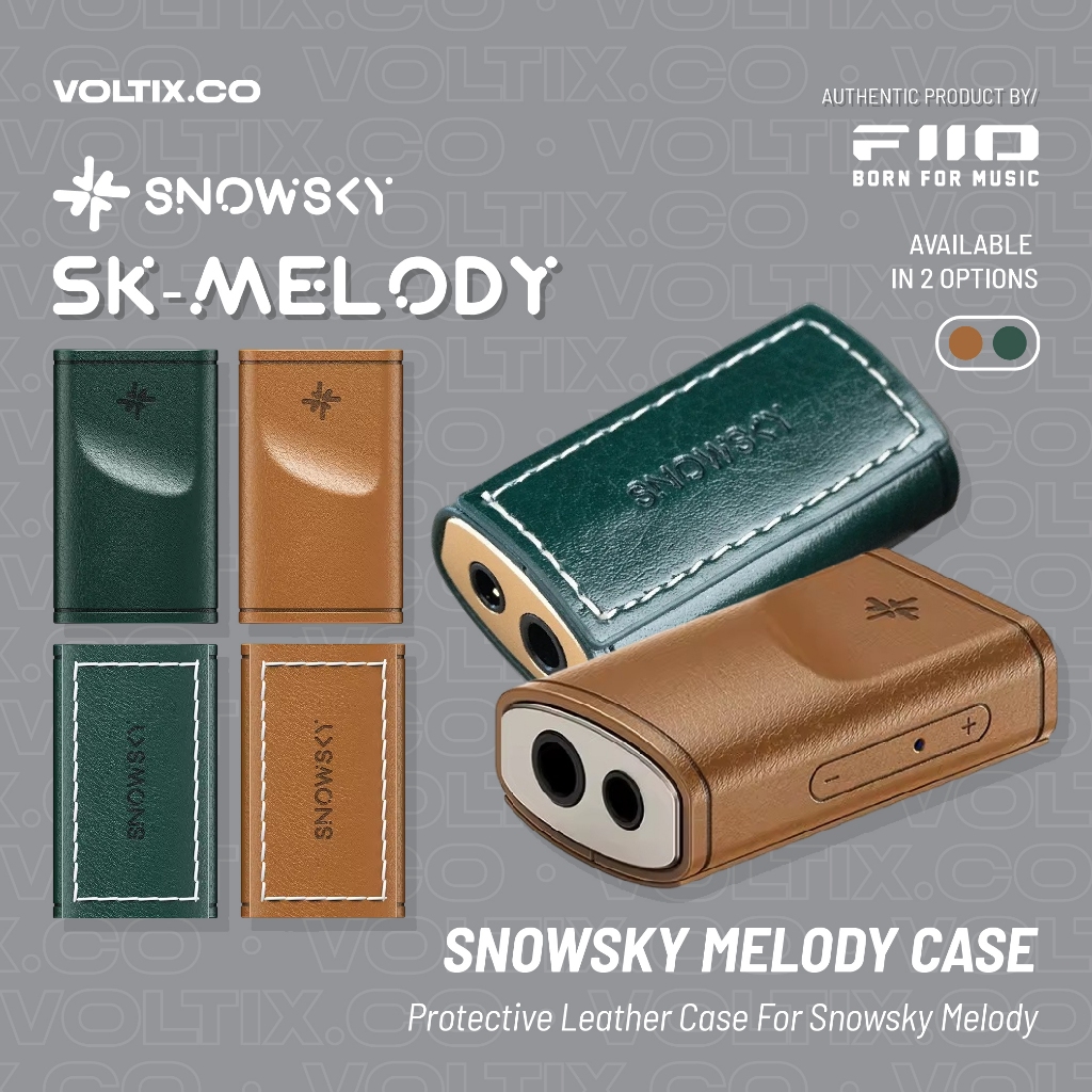 FiiO Snowsky SK Melody Leather Case for Melody Dongle DAC Amp Authentic INTIUM