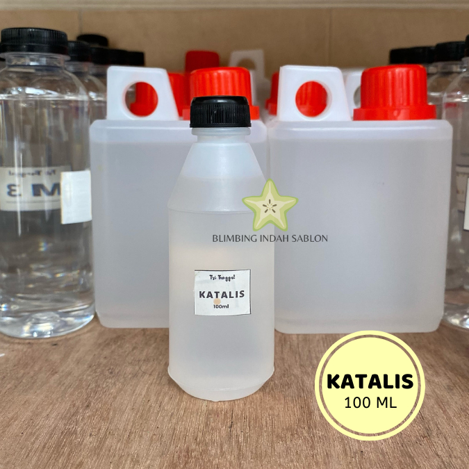 Katalis 100ml 50ml Cairan Liquid Pengeras Resin Campuran Mixing Polyester Best Quality High Kualitas
