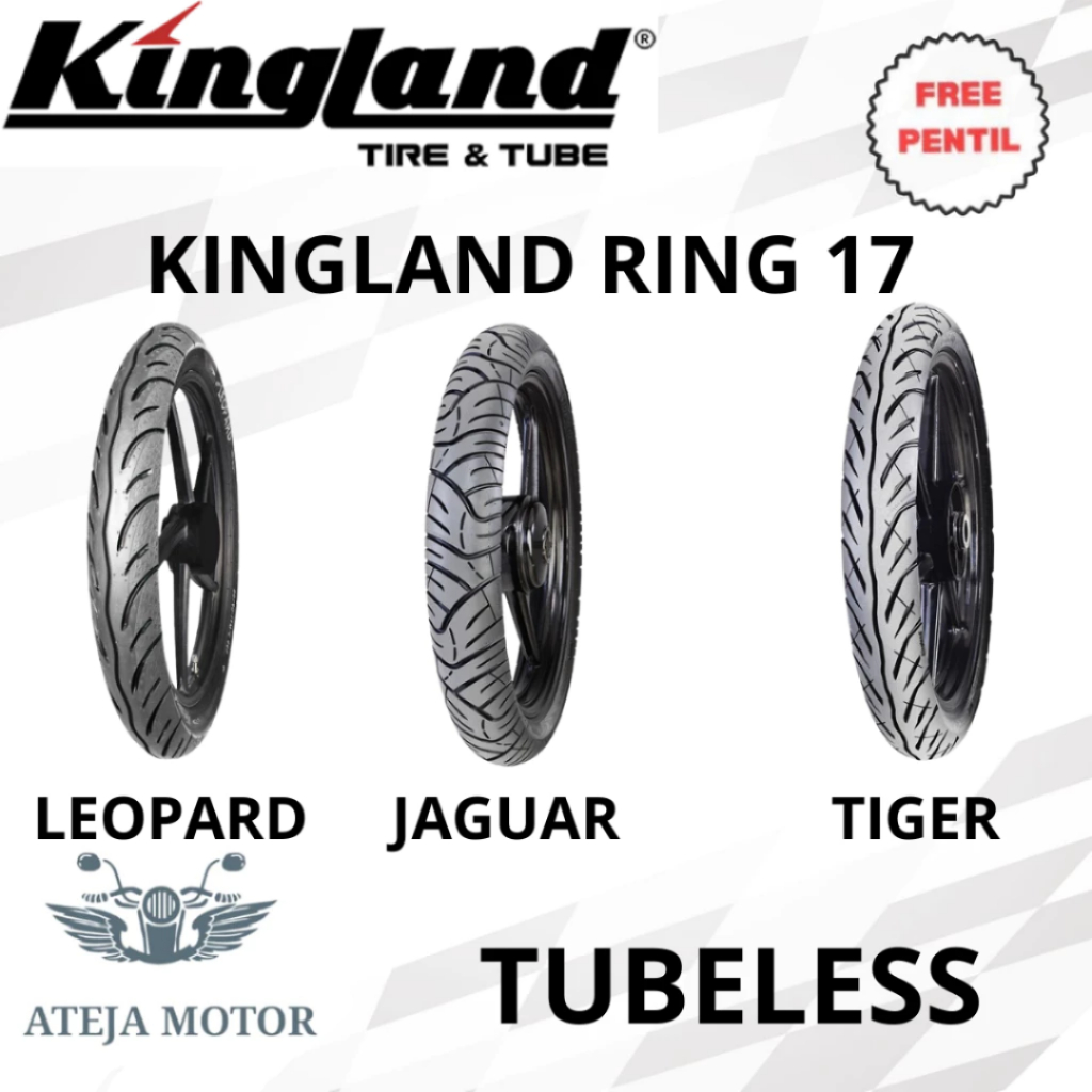 Ban Ring 17 Kingland Jaguar Leopard Tiger 70/90-17 80/90-17 90/80-17 90/90-17 100/80-17 Tubeless Rin