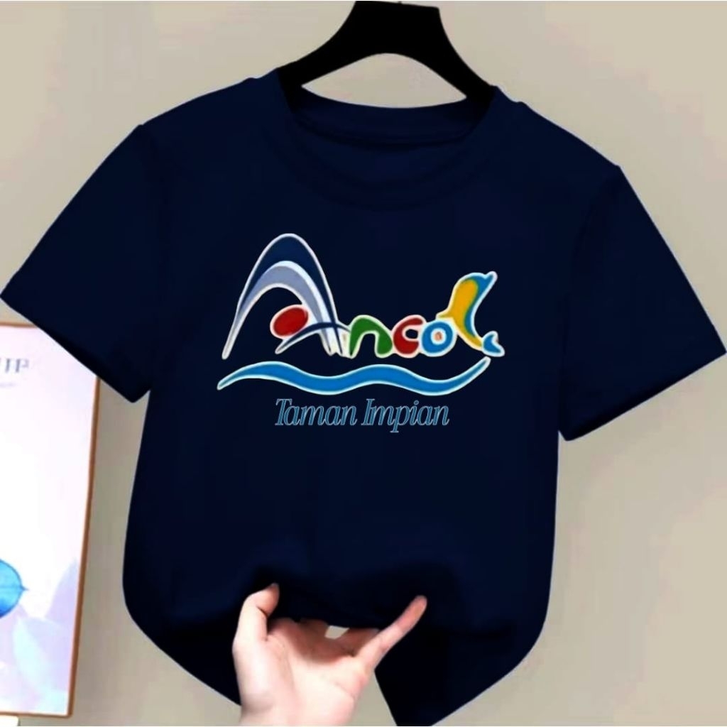 Baju kaos atasan anak dan dewasa motif Ancol