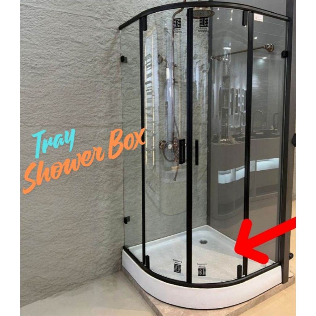 Alas Shower Box Oval 90x90